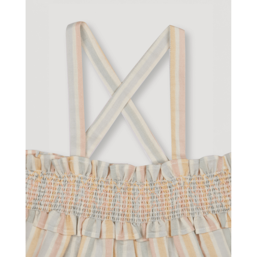 Early Sunday Printed Canvas Blouse - Summer Stripe