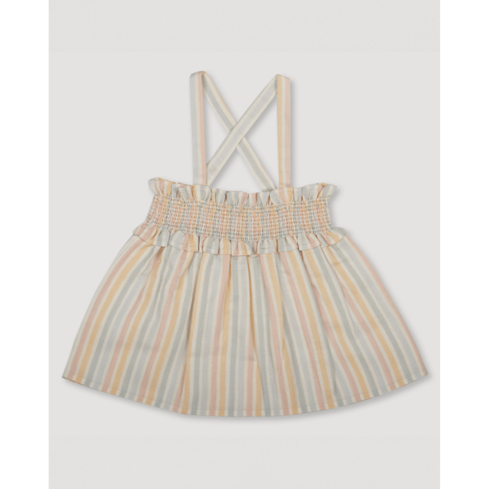 Early Sunday Printed Canvas Blouse - Summer Stripe