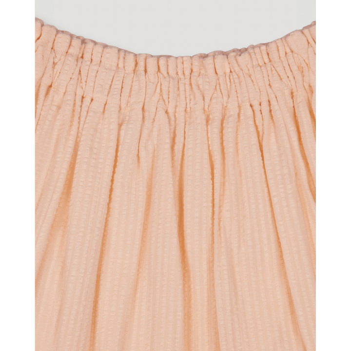 Early Sunday Cotton Seersucker Luna Skirt - Warm Sand