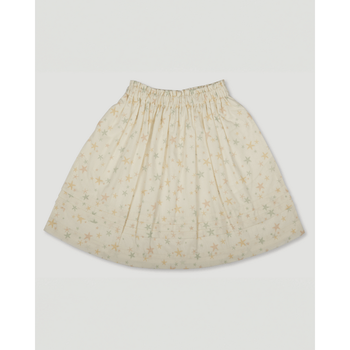 Early Sunday Printed Cotton Cambric Luna Skirt - Star Fish