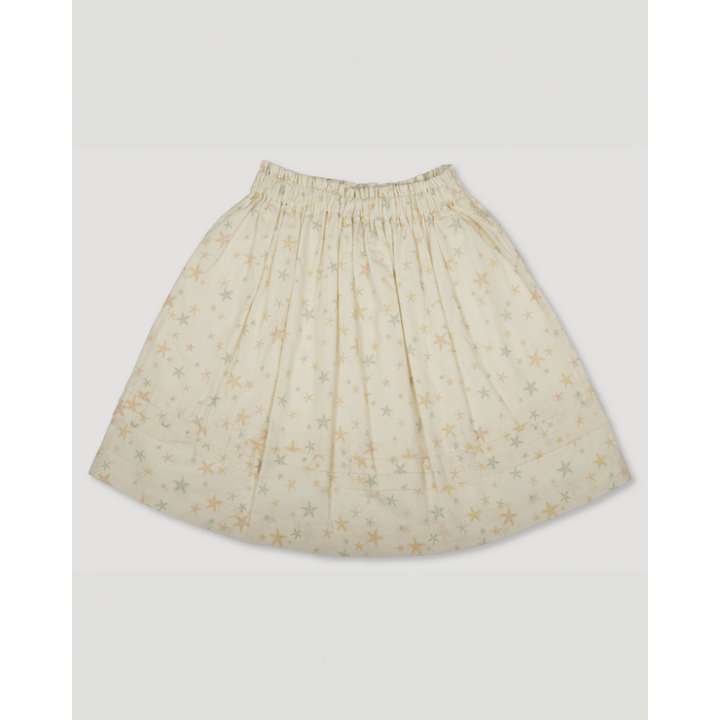 Early Sunday Printed Cotton Cambric Luna Skirt - Star Fish
