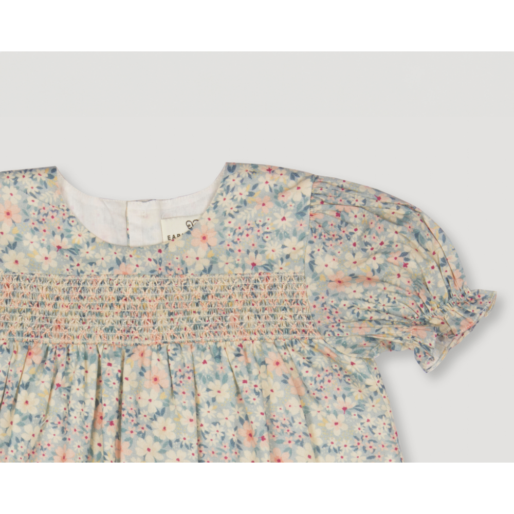 Early Sunday Cotton Cambric Stella Baby Dress &amp; Bloomer - Amelia