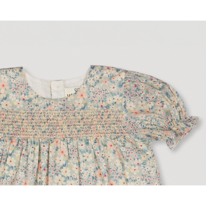 Early Sunday Cotton Cambric Stella Baby Dress &amp; Bloomer - Amelia