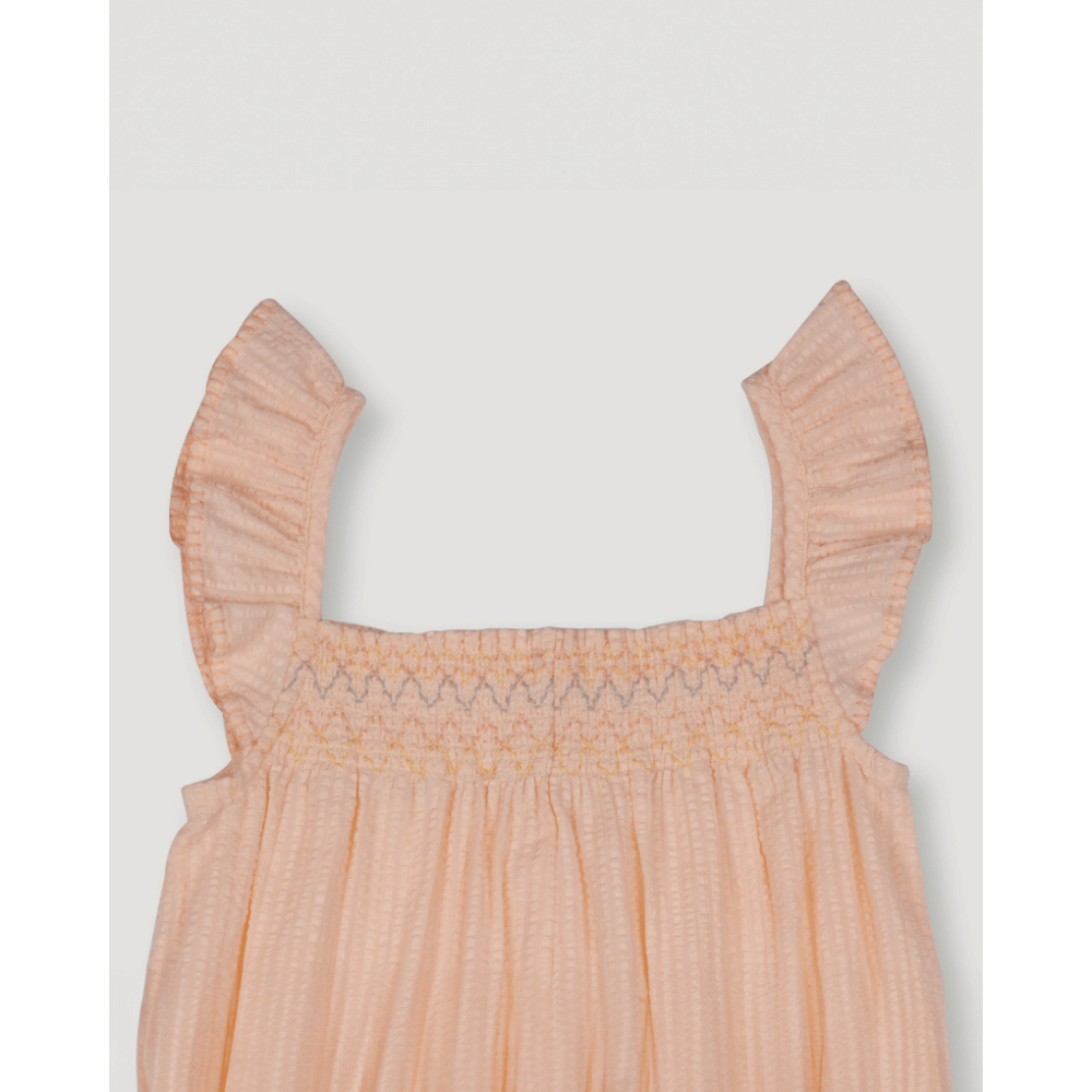 Early Sunday Emma Baby Romper - Warm Sand