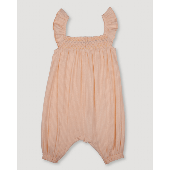 Early Sunday Emma Baby Romper - Warm Sand