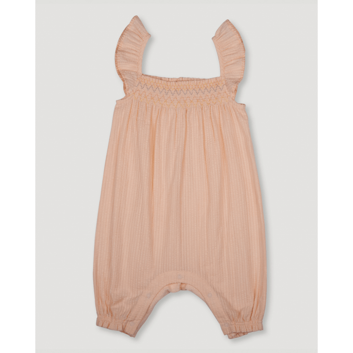 Early Sunday Emma Baby Romper - Warm Sand