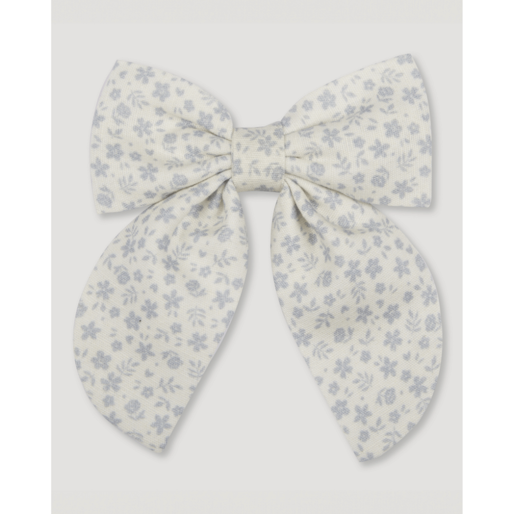 Early Sunday Printed Canvas Audrey Clip - Mini Flower