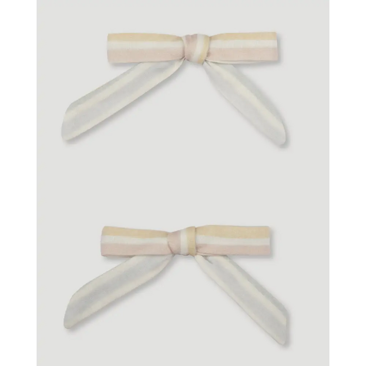 Early Sunday Cotton Linen Grace Clip - Summer Stripe