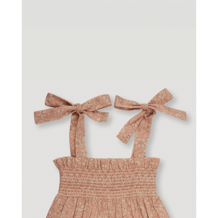 Early Sunday Printed Cotton Cambric Romper - Garden Flower