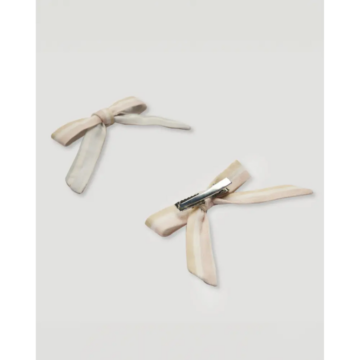 Early Sunday Cotton Linen Grace Clip - Summer Stripe