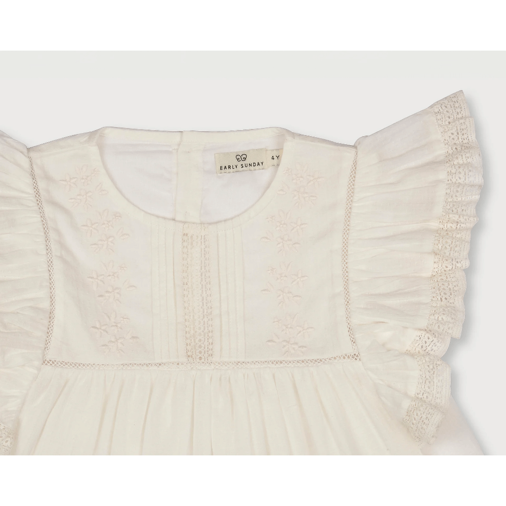 Early Sunday Charlie Blouse - Ivory