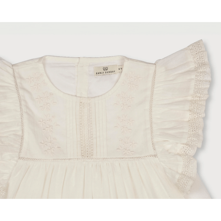 Early Sunday Charlie Blouse - Ivory