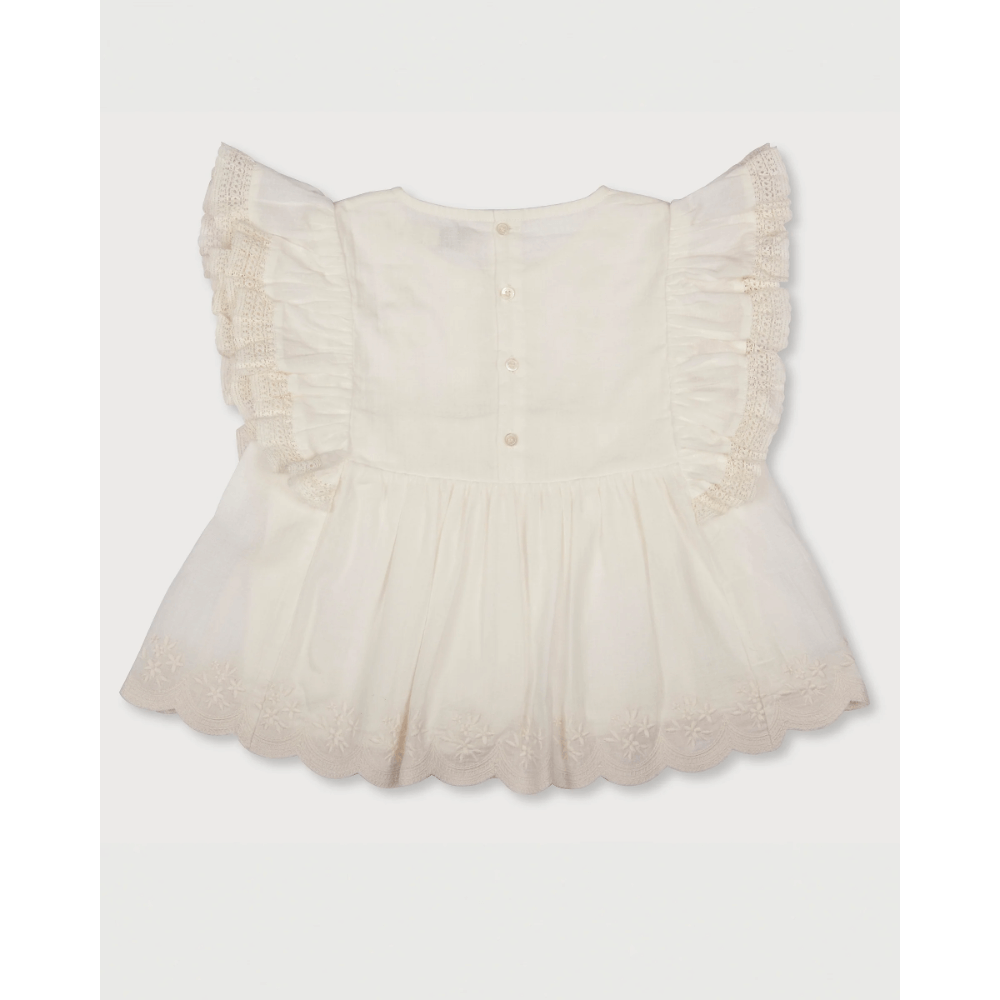Early Sunday Charlie Blouse - Ivory