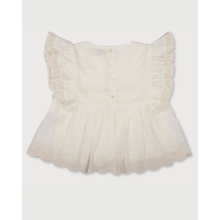Early Sunday Charlie Blouse - Ivory