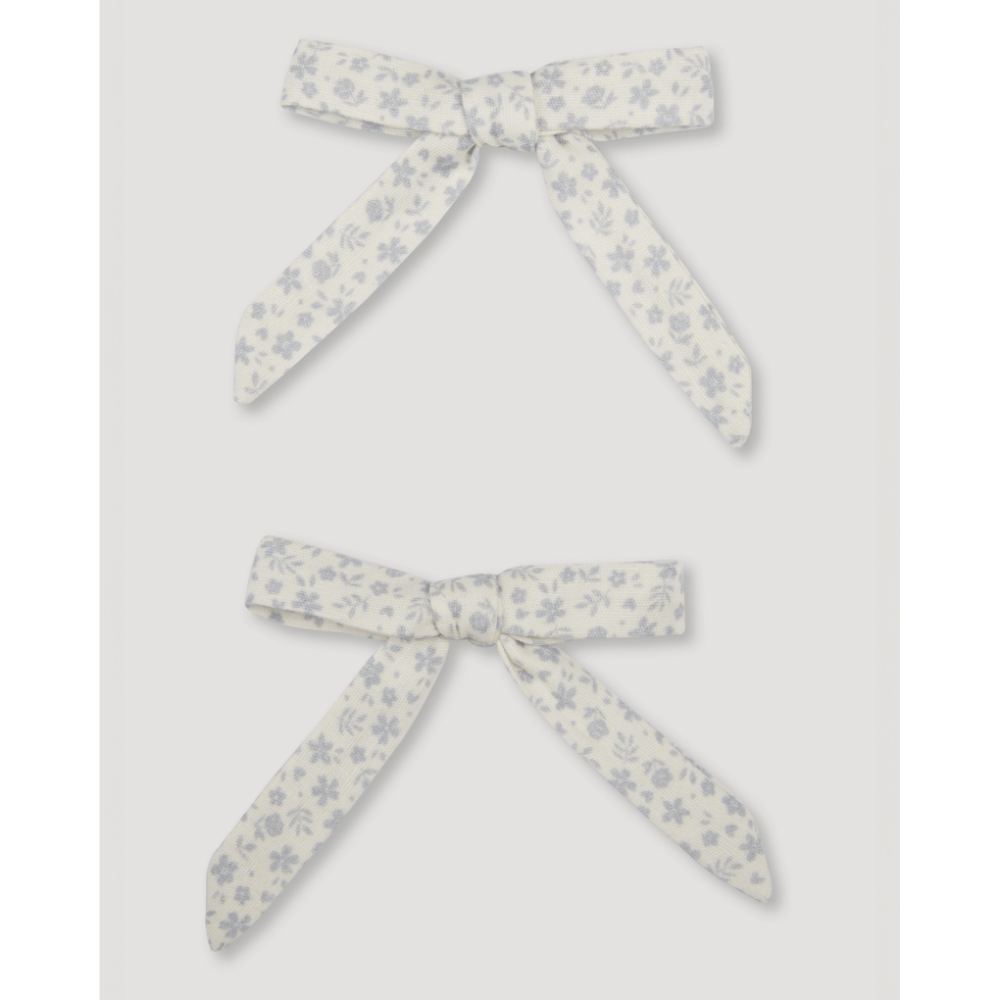 Early Sunday Printed Canvas Grace Clip - Mini Flower