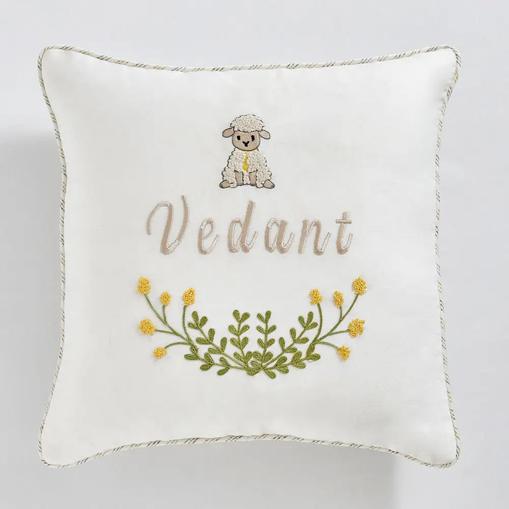 Annasimona Kids Sheep Square Cushion