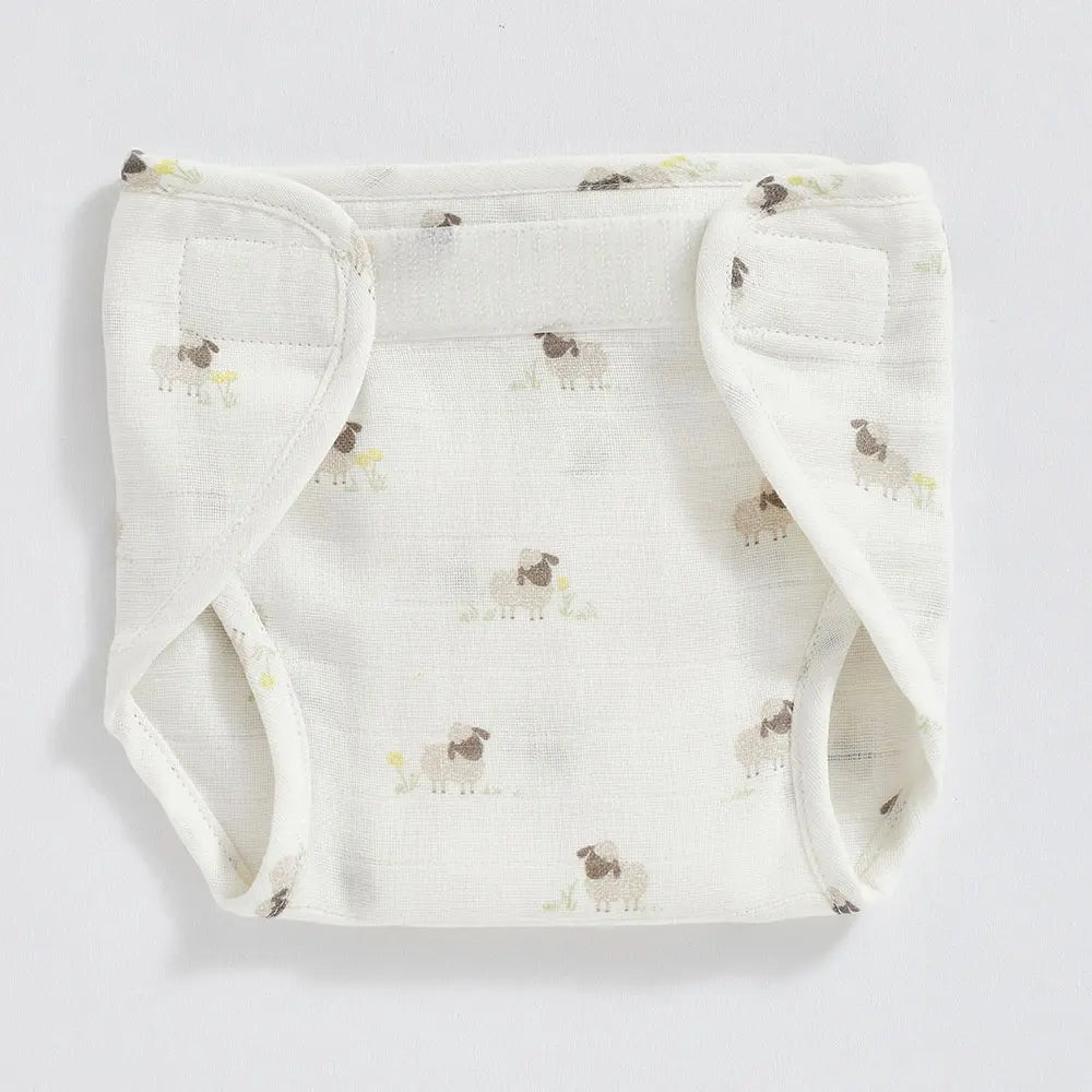 Annasimona Kids Sheep Muslin Nappies - Set of Three