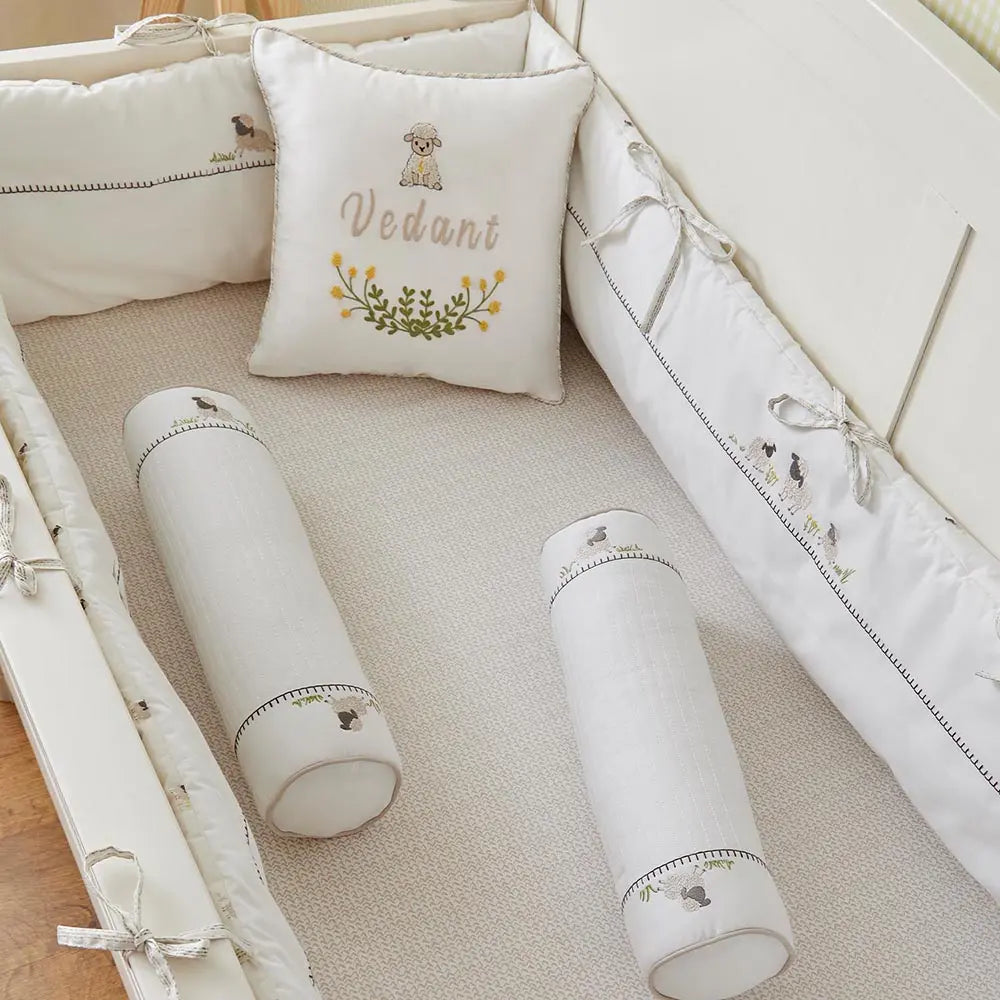 Annasimona Kids Sheep Square Cushion