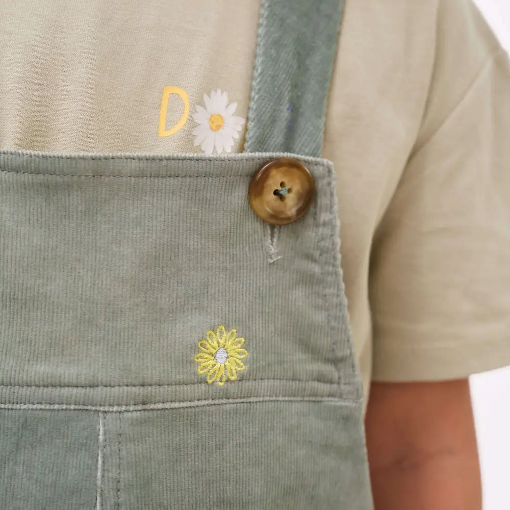 Krawl Kids Shortalls - Green