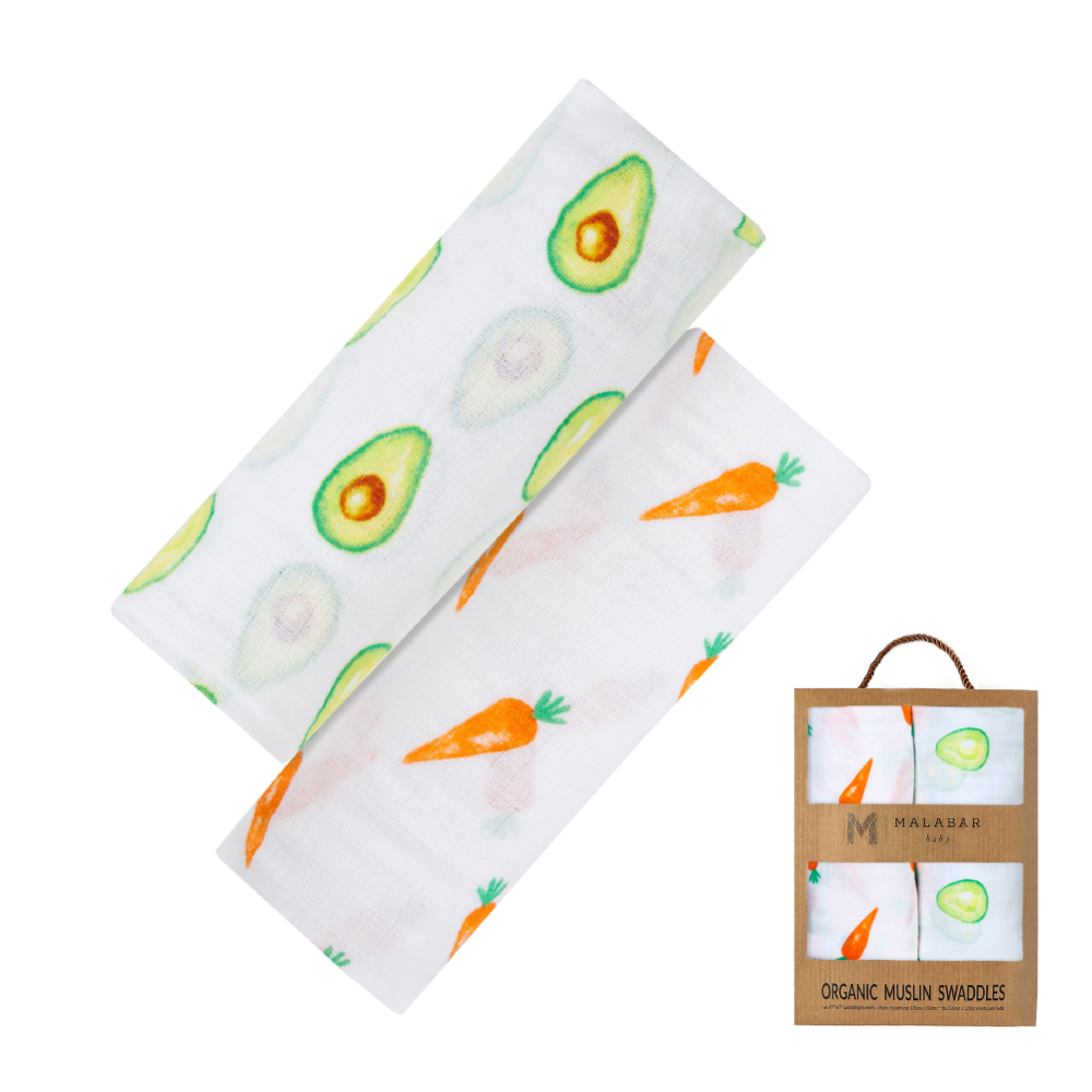 Malabar Baby Organic Swaddle Set