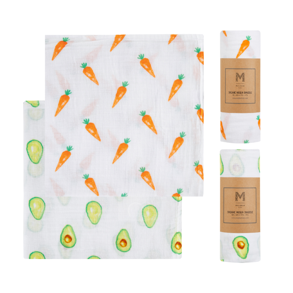 Malabar Baby Organic Swaddle Set