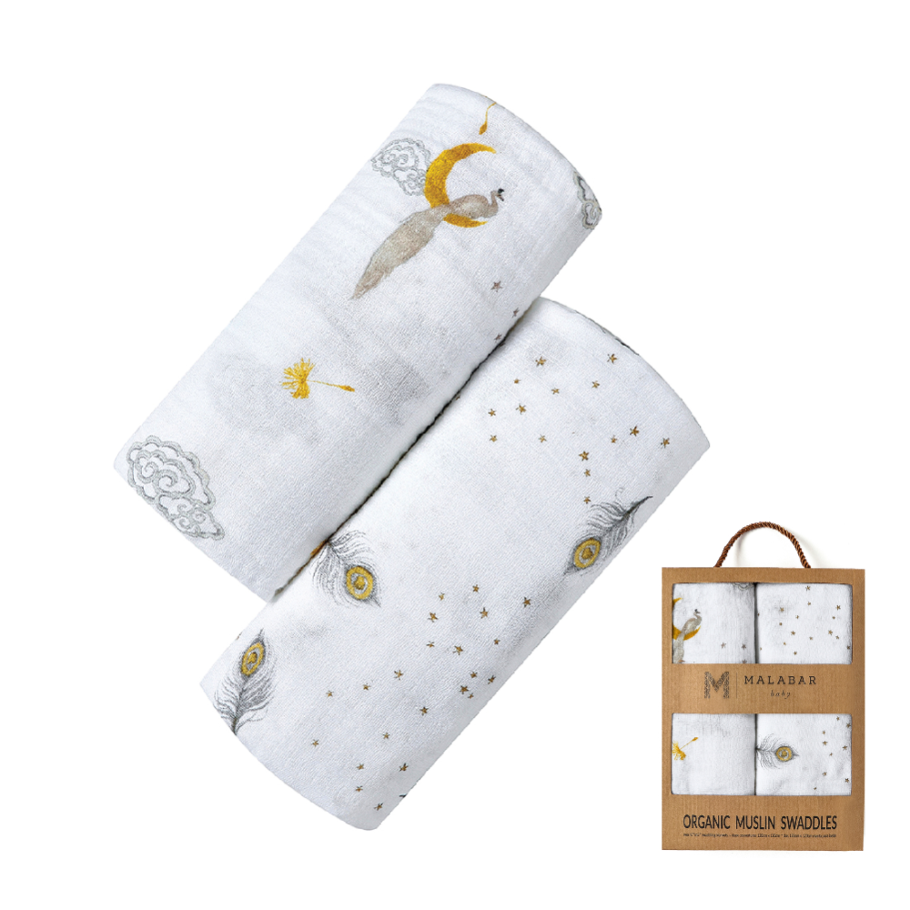 Malabar Baby Organic Swaddle Set