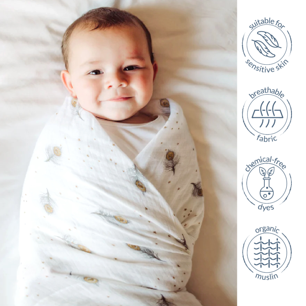 Malabar Baby Organic Swaddle Set