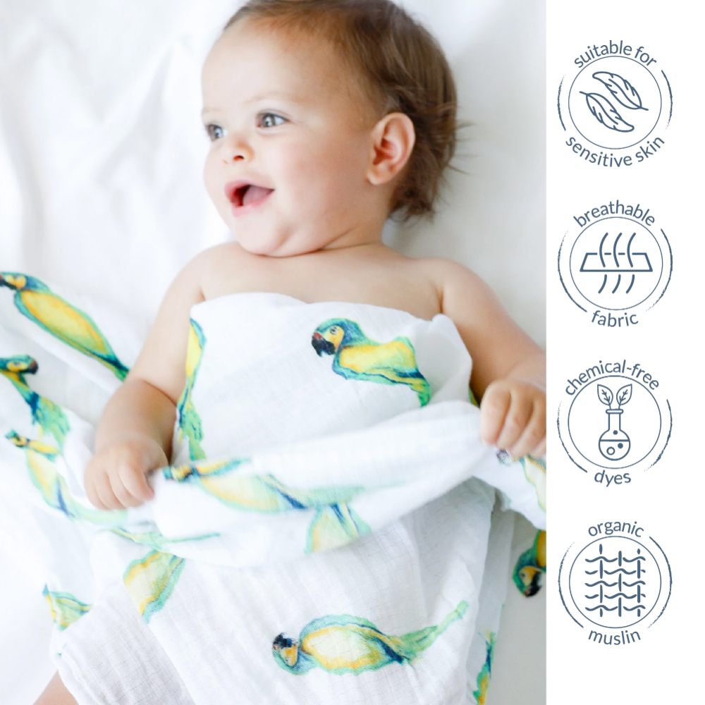 Malabar Baby Organic Swaddle Set