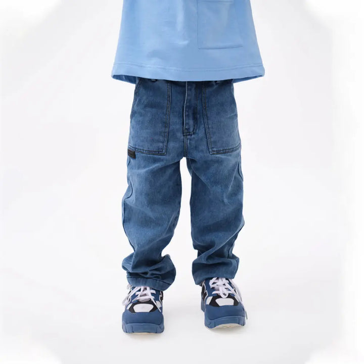 Krawl Kids Straight Jeans - Blue