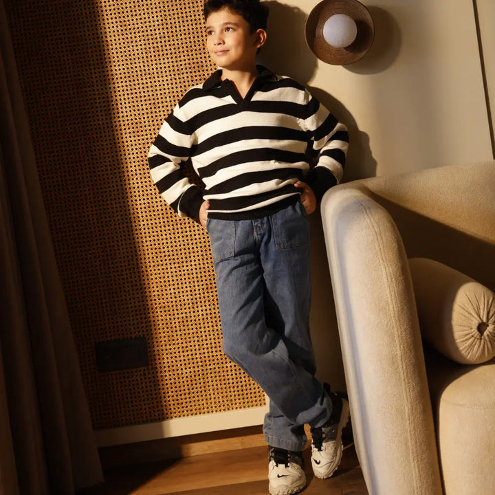 Krawl Kids Straight Jeans - Blue