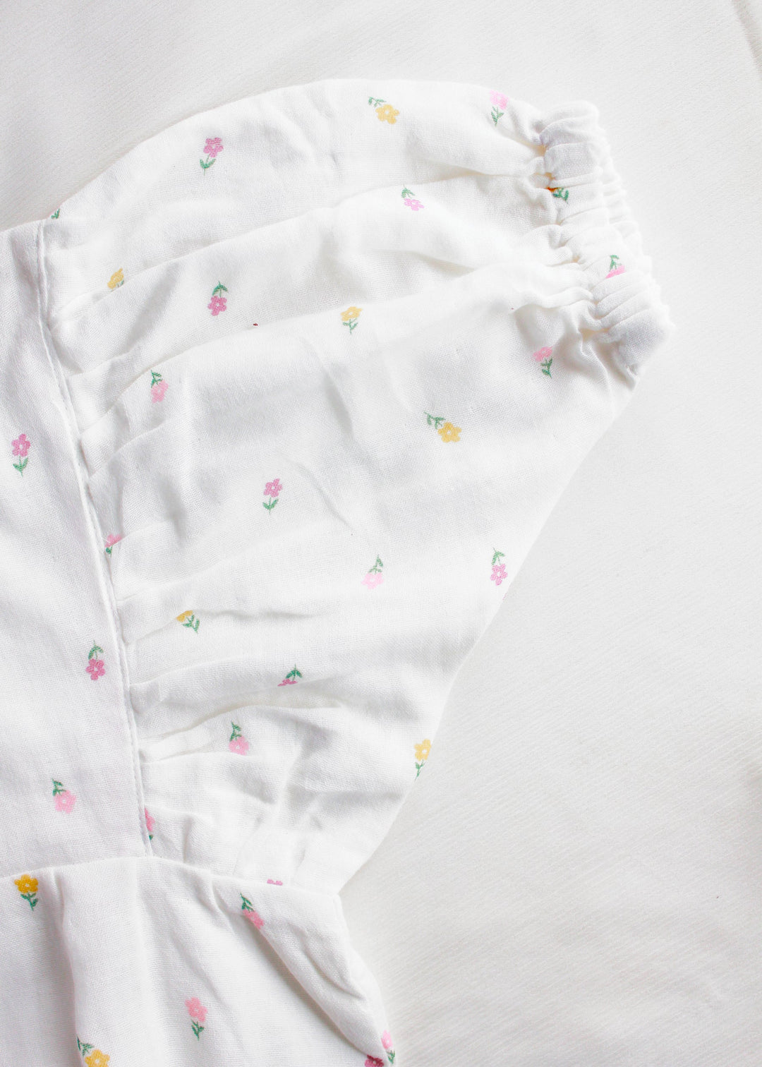 Rattle &amp; Co. Magic Meadowns Puff Sleeve Romper