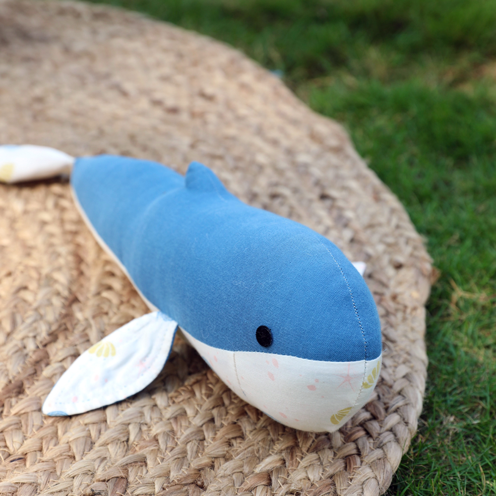 Kokolo Organic Cotton & Naturally Dyed Soft Toy - Kaia the Whale