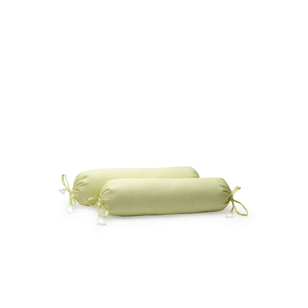 The Baby Atelier Organic Baby Bolster Cover Set Solid