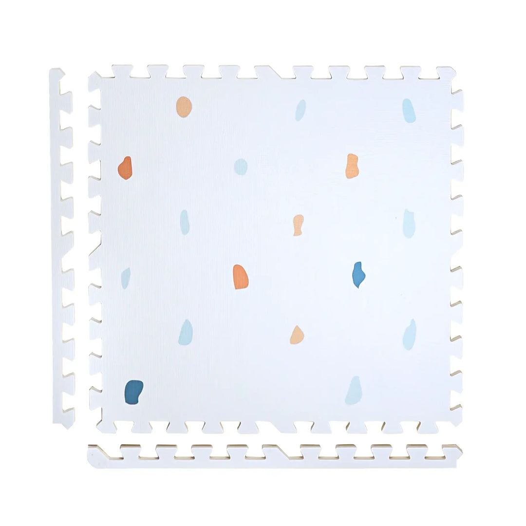 Coloured Terrazzo Set in Powder Playmat - Blue