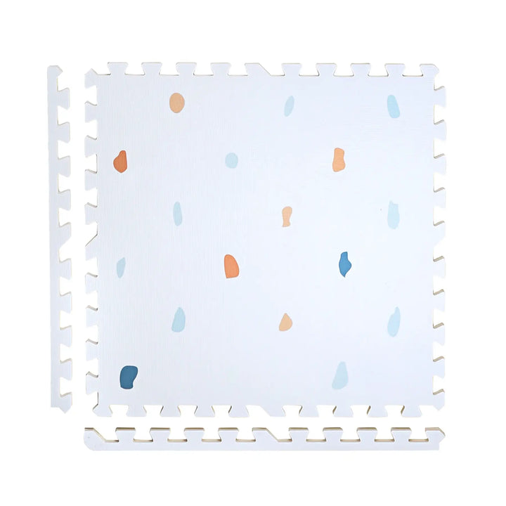 Coloured Terrazzo Set in Powder Playmat - Blue