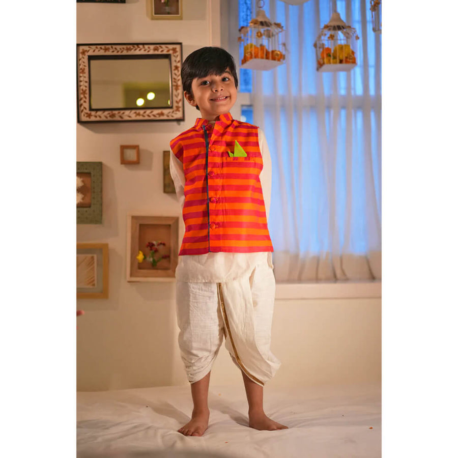 Palash Boys Ethnic Wear Bandi/Nehru Jacket