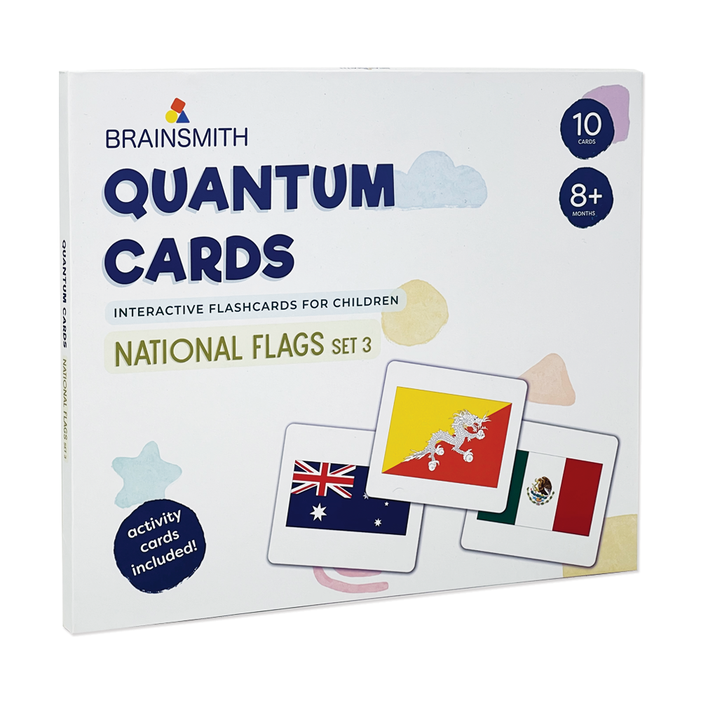 Brainsmith National Flags Quantum Flash Cards (Set 3)