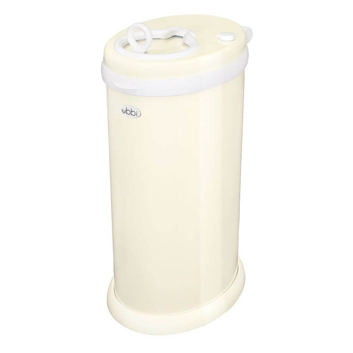 Ubbi Steel Odor Locking Diaper Pail - Ivory