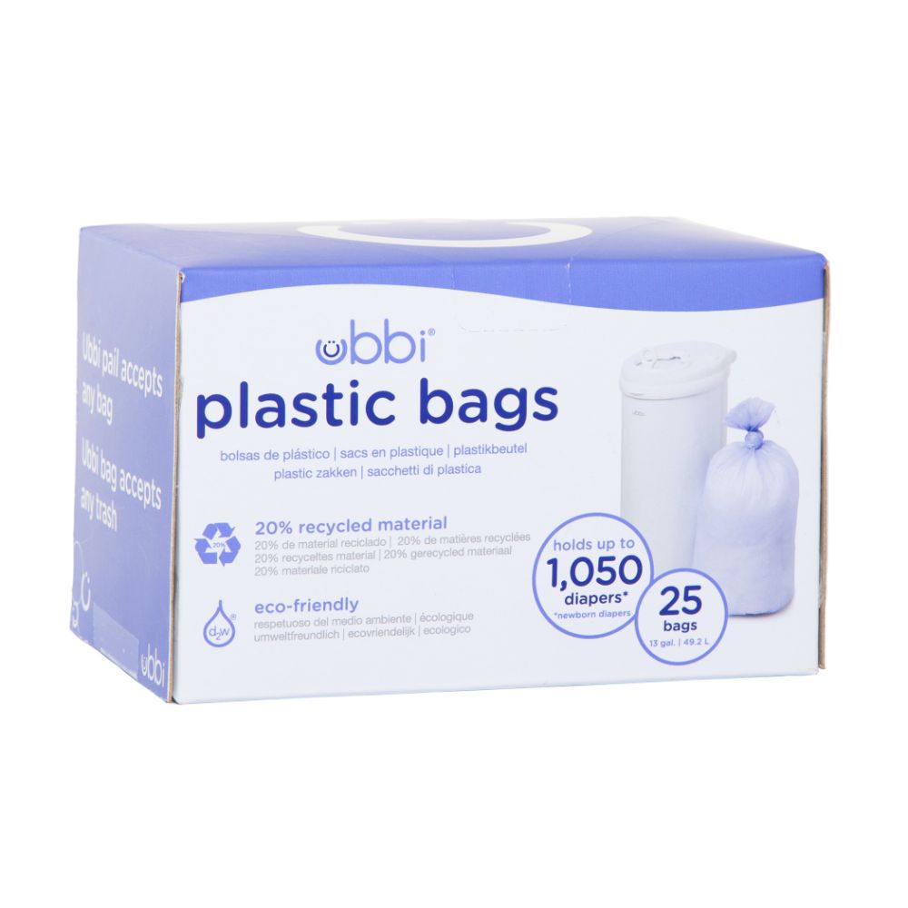Ubbi Disposable Diaper Pail Plastic Bags