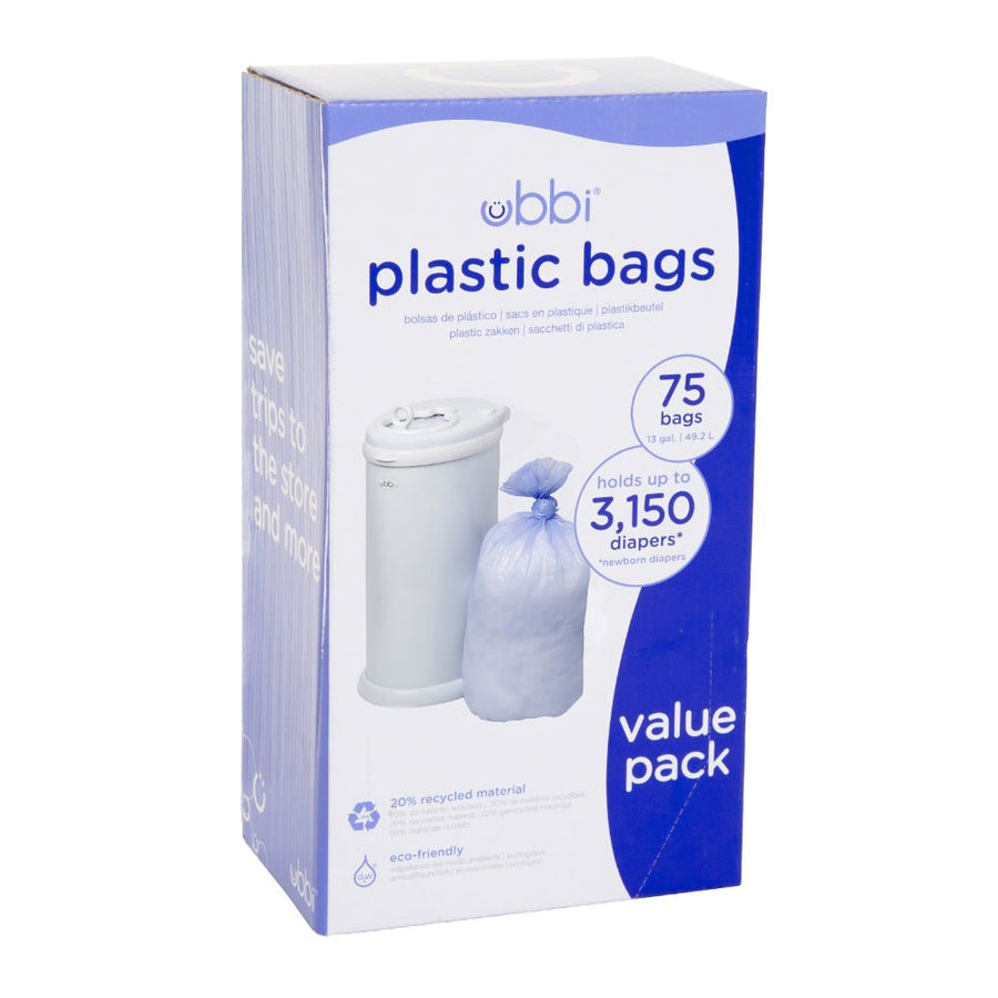 Ubbi Disposable Diaper Pail Plastic Bags