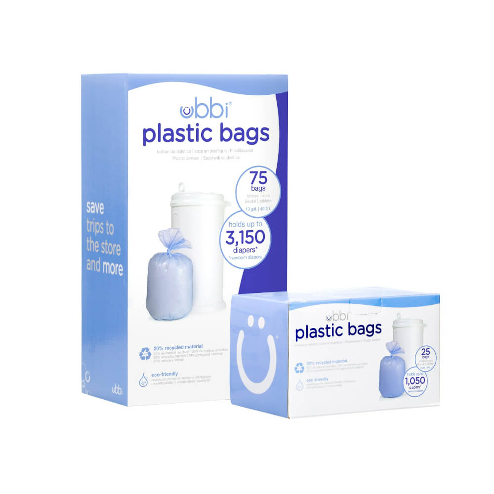 Ubbi Disposable Diaper Pail Plastic Bags