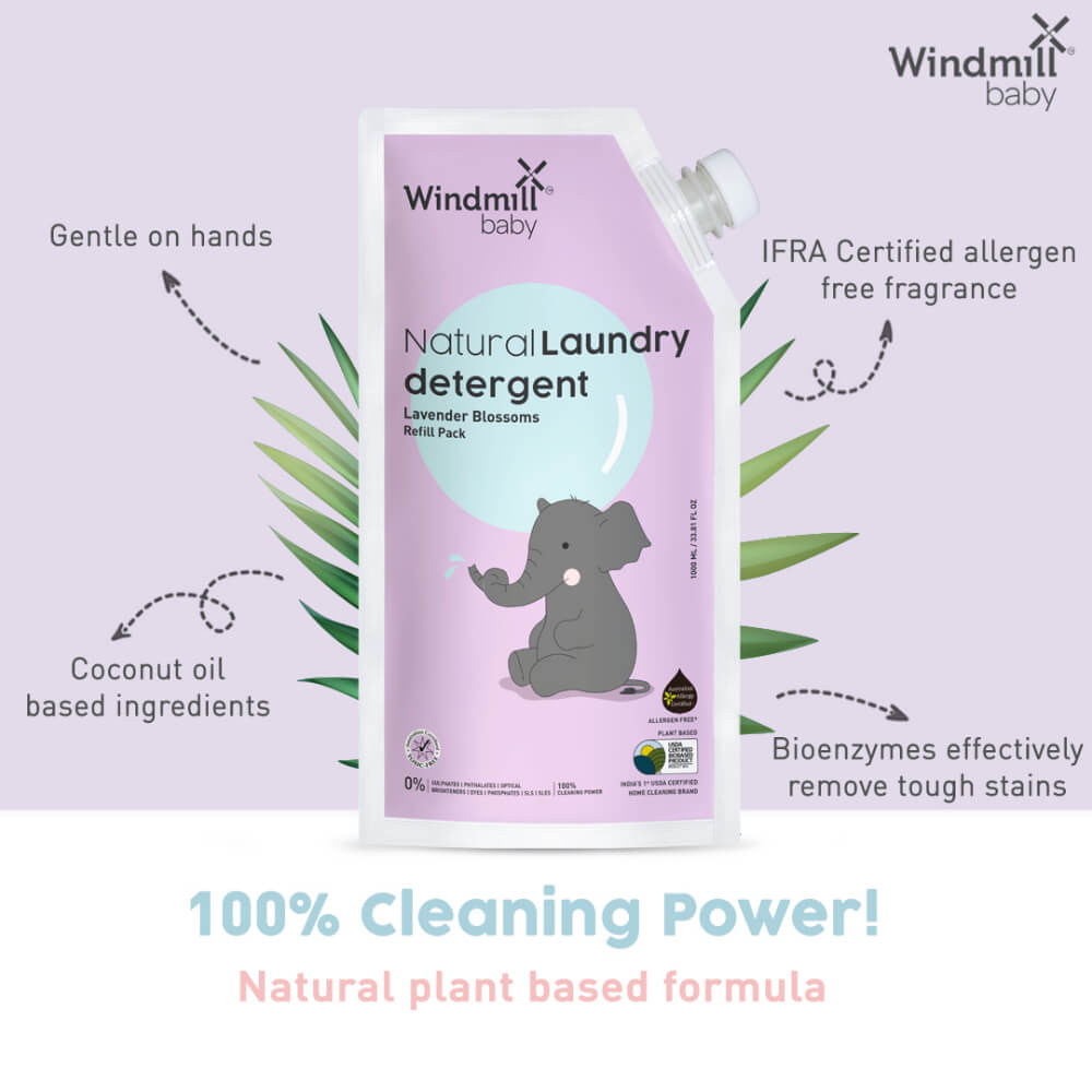 Windmill Baby Natural Laundry Detergent Refill Pack - 1000 ml