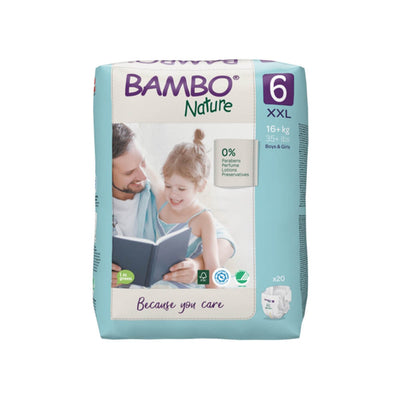 Bambo Nature Skin Friendly Tape Diapers - XXL(16+ kgs)