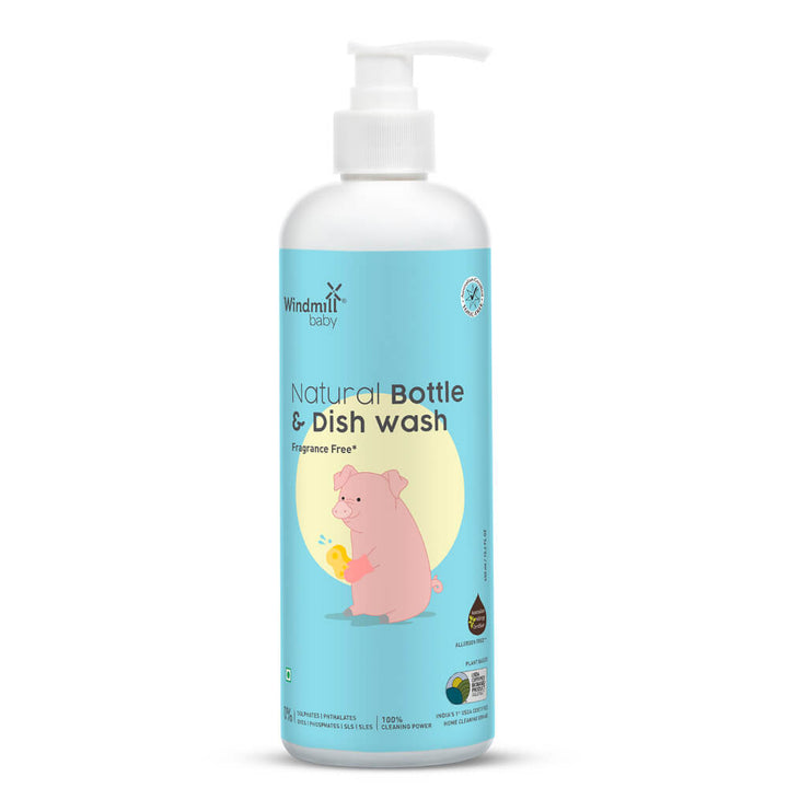 Windmill Baby Natural Bottle &amp; Dish Wash - 450ml