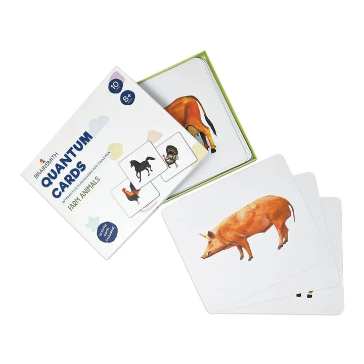 Brainsmith Farm Animals Quantum Flash Cards
