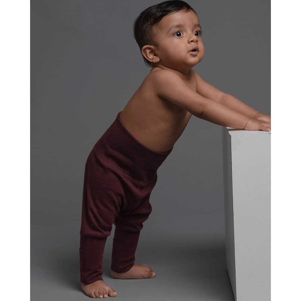 Tummy Pants - Burgundy