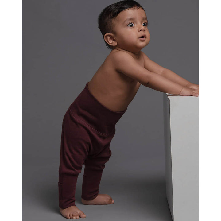 Tummy Pants - Burgundy