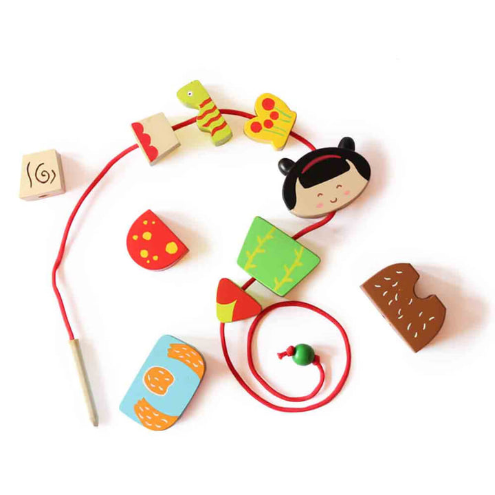 Jungle Pegging and Lacing Toy