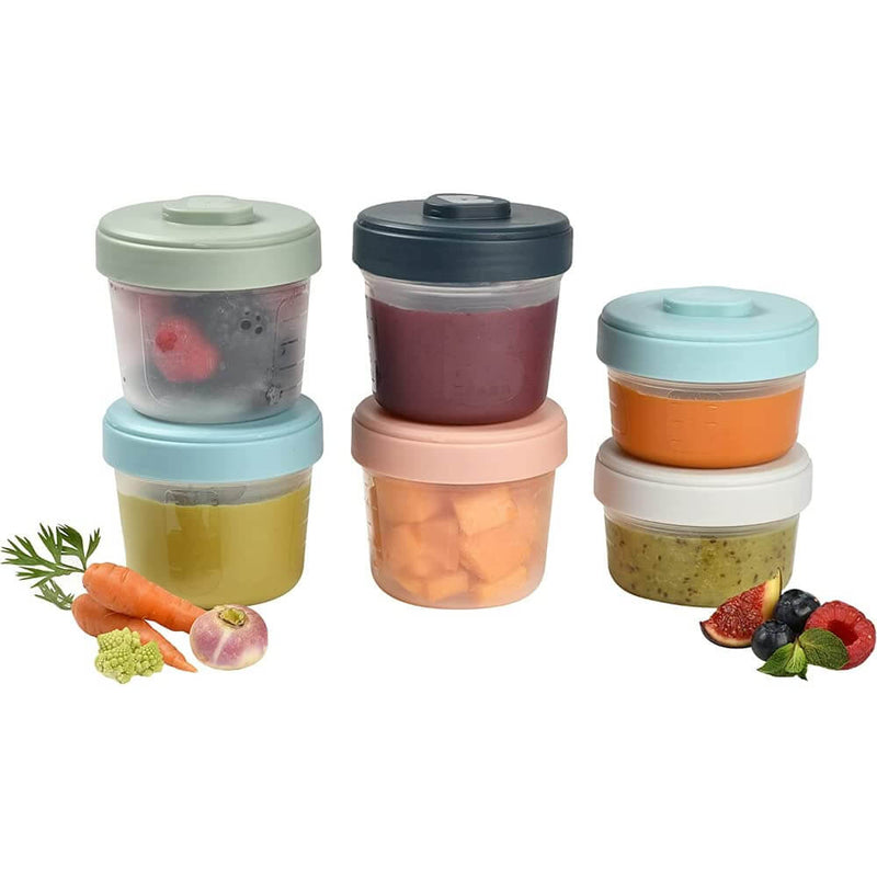 Beaba Starter Food Storage Set – 6 Clip portions (2x90ml + 4x150ml)