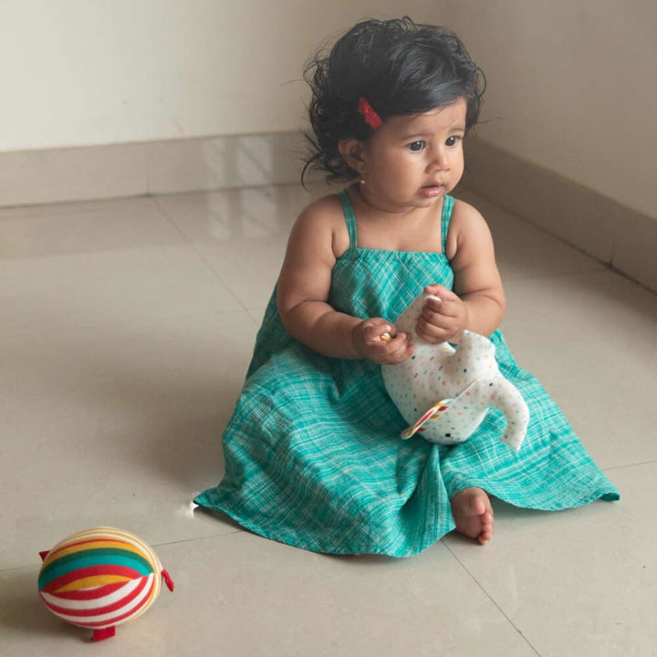 Ele and Ball Rattle Organic Plush Toy
